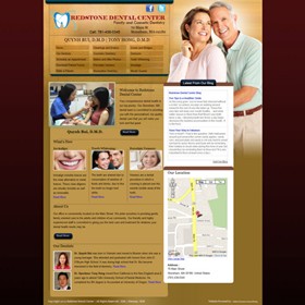 Medical Web Design: Redstone Dental
